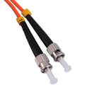 ST-ST Duplex 62.5/125 Multimode Fiber Optic Patch Cable Cord Jumper Orange