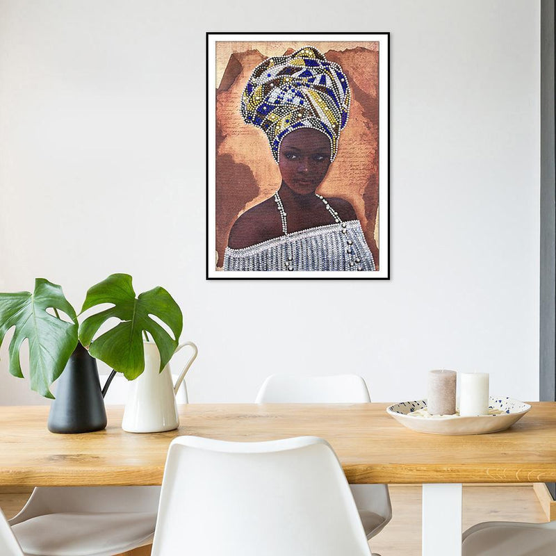 5D DIY Special Shaped Diamond Painting Woman Embroidery Mosaic Kits Wall Decor