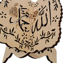 Wooden Eid Al-Fitr Islamic Book Shelf Bible Quran Book Stand Holder (2) Newly
