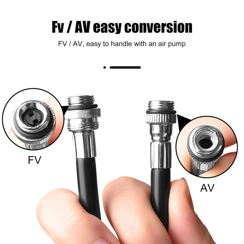 100PSI Mini Bike Pump Aluminum Alloy Bicycle Tire Inflator Portable Hand Pump