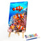 Canvas Painted Oil Paint By Numbers Goldfish DIY Wall Art Modern Bedroom Decor