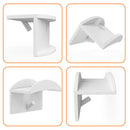 5x Baseball Hat Rack Cap Organizer Door Wall Headphone Hanger Hook (White) Newly
