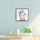 Cute Owl Oil Painting By Numbers Kit DIY Frameless Picture On Canvas Craft UK