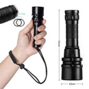 Underwater Torch Diving Flashlight Scuba Dive Lamp Snorkeling Accessories