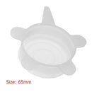 Heat Resistant Reusable Stretch Silicone Lids Food Wrap Bowl Cover (6.5cm) Newly