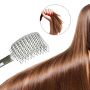 Professional Ribs Comb Women Wet Massage Styling Tool Hairbrush(White) Newly