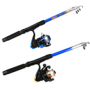Spinning Fishing Rod Combo Portable Fishing Rod Complete Kits for Beginners