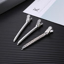 10pcs Hairdressing Duck Mouth Hair Clips Positioning Hairpins (Round Head) Newly