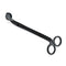 Wick Trimmer Steel Candle Snuffer Cutter Oil Lamp Trim Scissors (Black) Newly