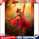 Dancing Girl Oil Paint By Numbers Kits DIY Handpainted on Canvas Wall Art