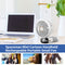 #A Handheld Fan 3000mA Battery Operated Mini Portable Folding Personal Cooling F