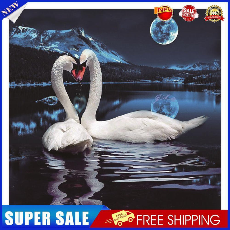 Swan DIY Diamond Painting Embroidery Rhinestones Cross Stitch Mosaic Kits