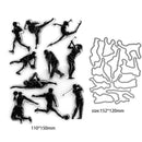 Sports Metal Cutting Dies Mold for DIY Craft Making Scrapbook Album Stencil