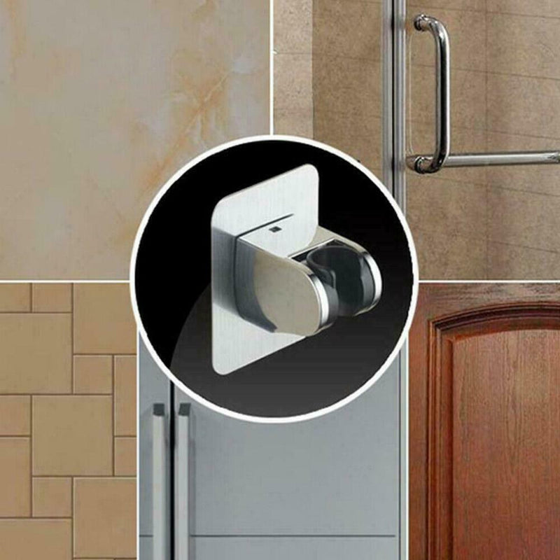Bathroom Wall Mounted Shower Head Handset Holder Suction Adjustable Bracke E6B4