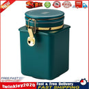 Sealed Storage Jar Coffee Bean Organizer Milk Powder Tea Food Cans (Green) Newly