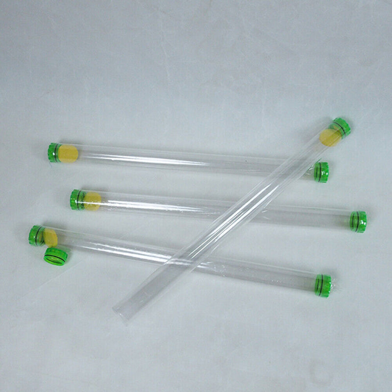 Fishing Floats Tube Transparent Bobbers Fishing Buoys Tackle (4.5x50cm) Newly