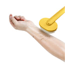 Long Handle Exfoliating Bath Skin Brush Body Scrub Shower Cleaning (Yellow)