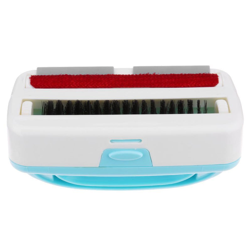 Handheld Carpet Brushes Table Sofa Bed Crumb Sweeper Roller Cleaner (Blue) Newly