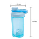 500ML Water Shaker Cup Outdoor Travel Sports Water Bottle Drinkware (Blue) Newly