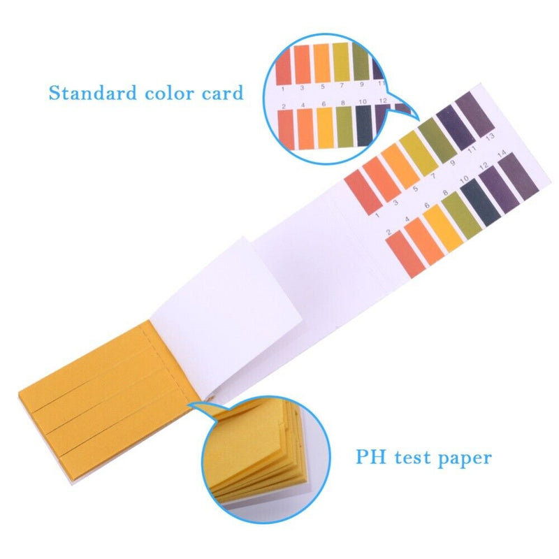 Experiment PH Test Strips Litmus Tester Indicator Paper Alkaline Acid 1-14