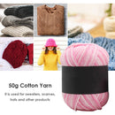 Gradient Color Milk Cotton Yarn Scarf Sweater Crochet Knitting Yarn (A) Newly