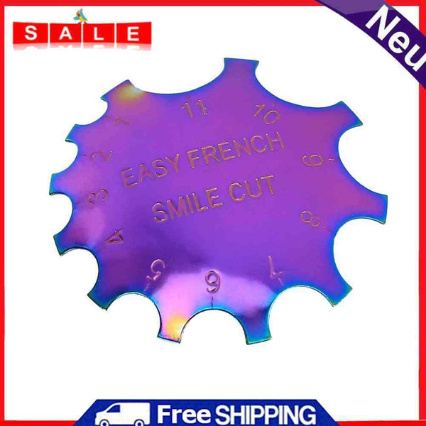 Prosperveil Plastic Nail Polish Stencil Crystal Nail Stencil Man