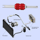 Aluminum Alloy Car A/C Air Conditioning Valve Core Remover Wrench (Red)