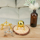 Home Decor Sphere Stone Support Crystal Ball Base Display Stand Metal Holder