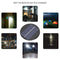 6V 0.8W Round Epoxy Polysilicon Solar Panel Module 24 Solar Cells 100mm Diameter