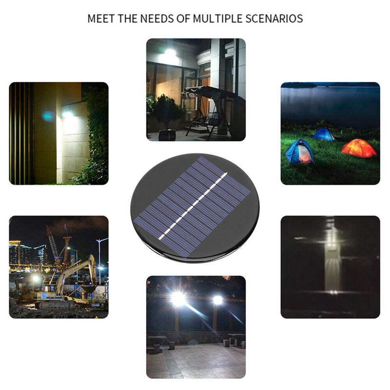 6V 0.8W Round Epoxy Polysilicon Solar Panel Module 24 Solar Cells 100mm Diameter