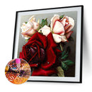 5D DIY Full Drill Diamond Painting Rose Flower Cross Stitch Embroidery Kits