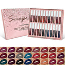 Waterproof Long Lasting Velvet Matte Lipstick Makeup Colors Q6H9 Gloss 24 F7V0