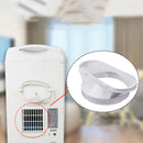 13cm Slide Flat Air Conditioner Exhaust Duct Interface Pipe Tube Connector Adapter