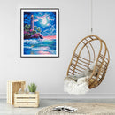 DIY Full Round Drill Diamond Painting lighthouse Mosaic Art