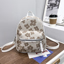 Fashion Flower Backpacks Nylon Girl Student Small School Bags Travel Rucksacks