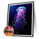 5D DIY Jellyfish Full Round Drill Diamond Painting Handicraft Home Wall Decor