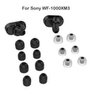 Ear Tips In-Ear Earbuds Cover Set for Sony WF-1000XM4 WF-1000XM3 (Black)