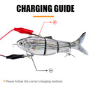 Rechargeable Robotic Swimming Fishing Lure Electric Wobbler Bait (T-620) Newly