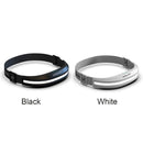 COB LED Flashlight Rechargeable Reflective Headlamp for Hiking Fishing (Whi