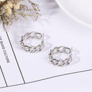 Party Jewelry Wedding Geometric Round Earrings Hoop Earrings Hollow Chain