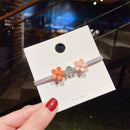 Gift Cute for Women Girl Hair Accessories Hair Ring Flower Petal Hair Tie Rope