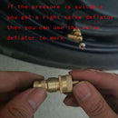 TPMS Valve Tee Adapter Debugging Car Tire Accessories Tyre Bleed Valves