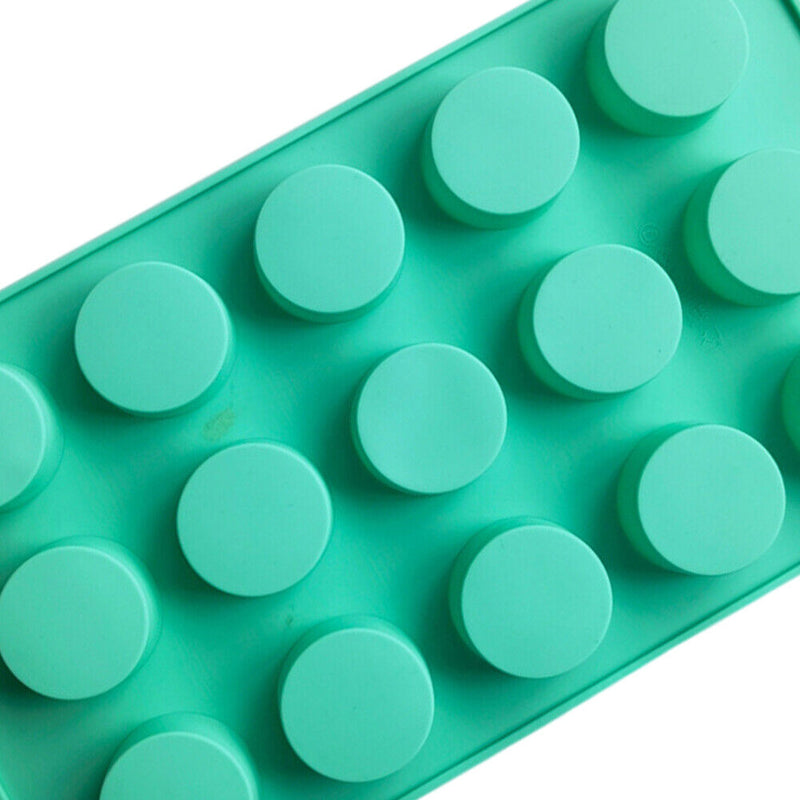 15 Cell Round Silicone Cake Mold Chocolate Pastry Baking Cupcake Decoration Tool