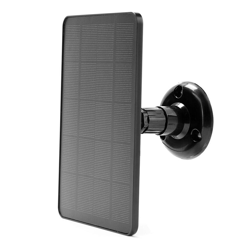 10W Solar Cells Charger 5V Portable Monocrystalline Solar Panels (Black) Newly