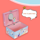 Children Girls Jewelry Storage Music Box Exquisite Paper Musical Boxes Mechan