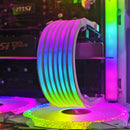COOLMOON AOSOR LED Light Strip Bendable Lamp Tape Flexible Light Bar for Chassis