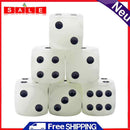 6pcs Gambling Luminous Dice with Round Corner Dots for Night KTV Bar Supplies