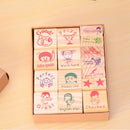 Scrapbooking Teachers Marking Seal Encourage Stamp Praise Phrase Reward Kids