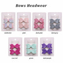Layer Wedding Party Kids Hair Clips Bows Headwear Cute Hairpins Sequin Bow