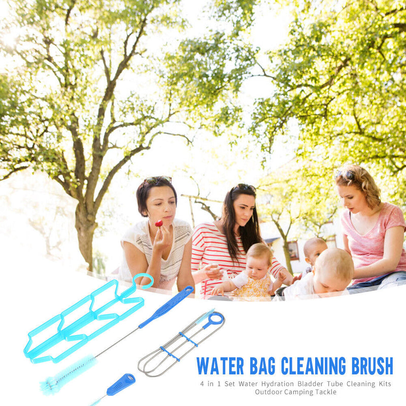 Water Hydration Bladder Cleaning Brush Kit Outdoor Drinking Water Bag Clean